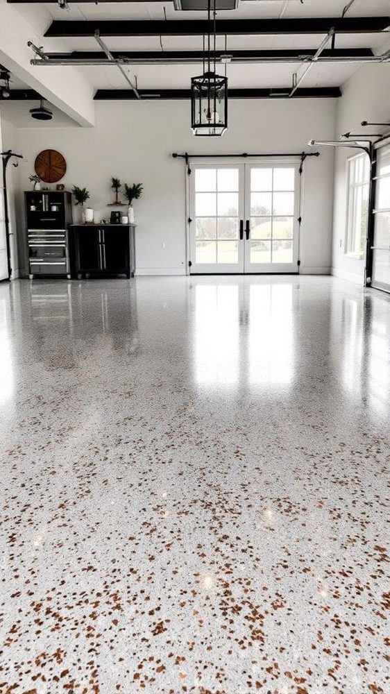 Garage, Copper speckle flake